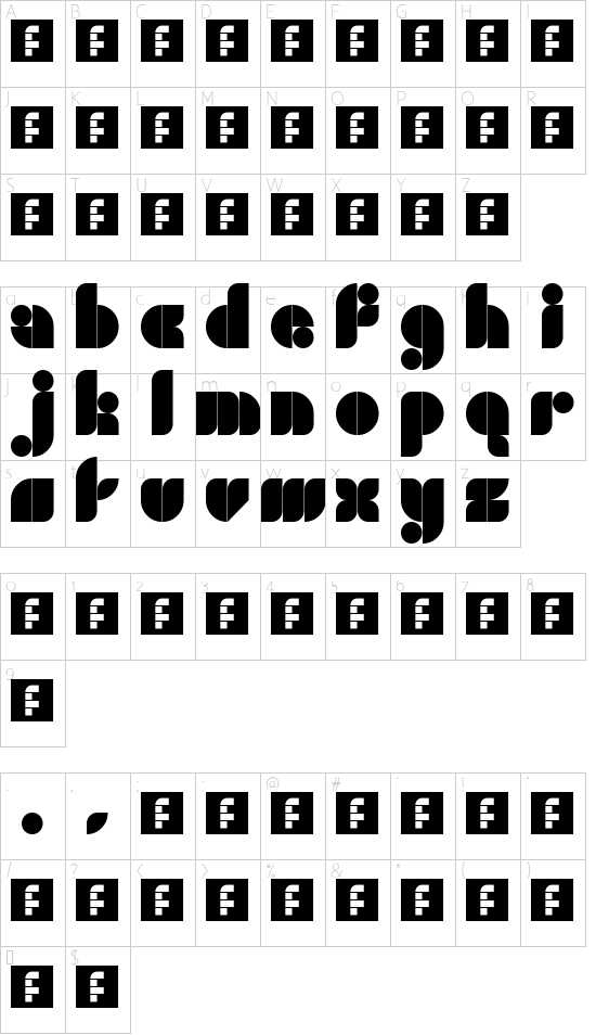 character map